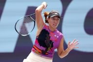 Jessica Pegula in action during the Guadalajara Open